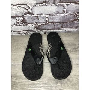 Sanuk Yoga Mat - Cushioned Sandals - Women's Black - 10